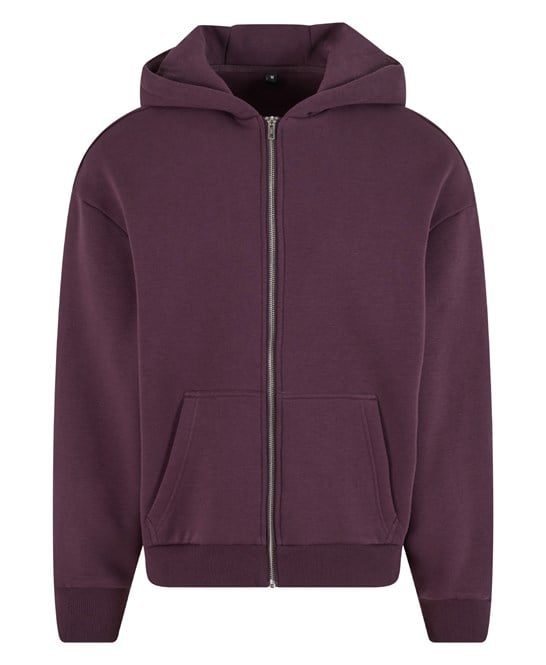 Build Your Brand BY285 Fluffy Zip Hoodie