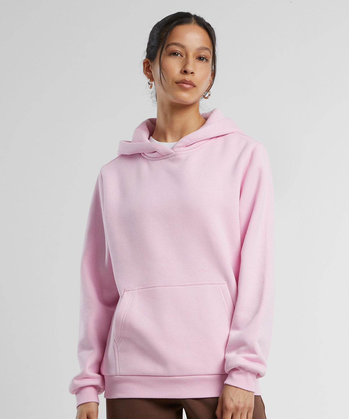 Build Your Brand BY289 Women’s Fluffy Hoodie