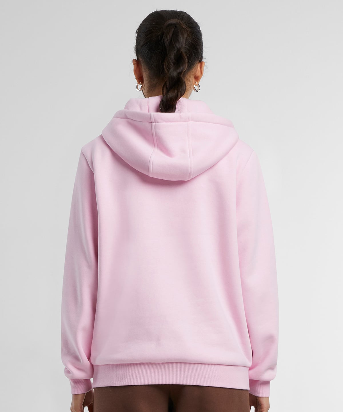 Build Your Brand BY289 Women’s Fluffy Hoodie