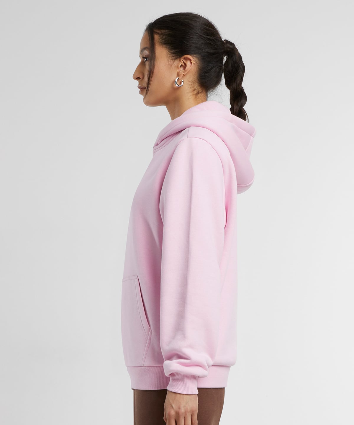 Build Your Brand BY289 Women’s Fluffy Hoodie