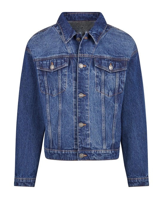 Build Your Brand BY312 Heavy Ounce Boxy Denim Jacket