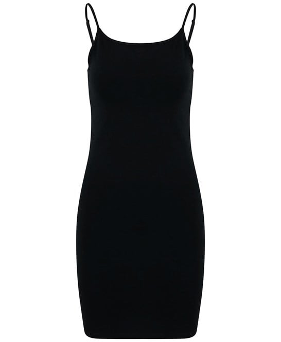 Build Your Brand BY313 Women’s Stretch Jersey Slim Dress