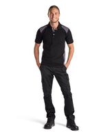 Blaklader Polo Shirt 3324 #colour_black-mid-grey