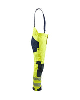 Blaklader Multinorm Winter Bib Overall 1817 #colour_hi-vis-yellow-navy-blue