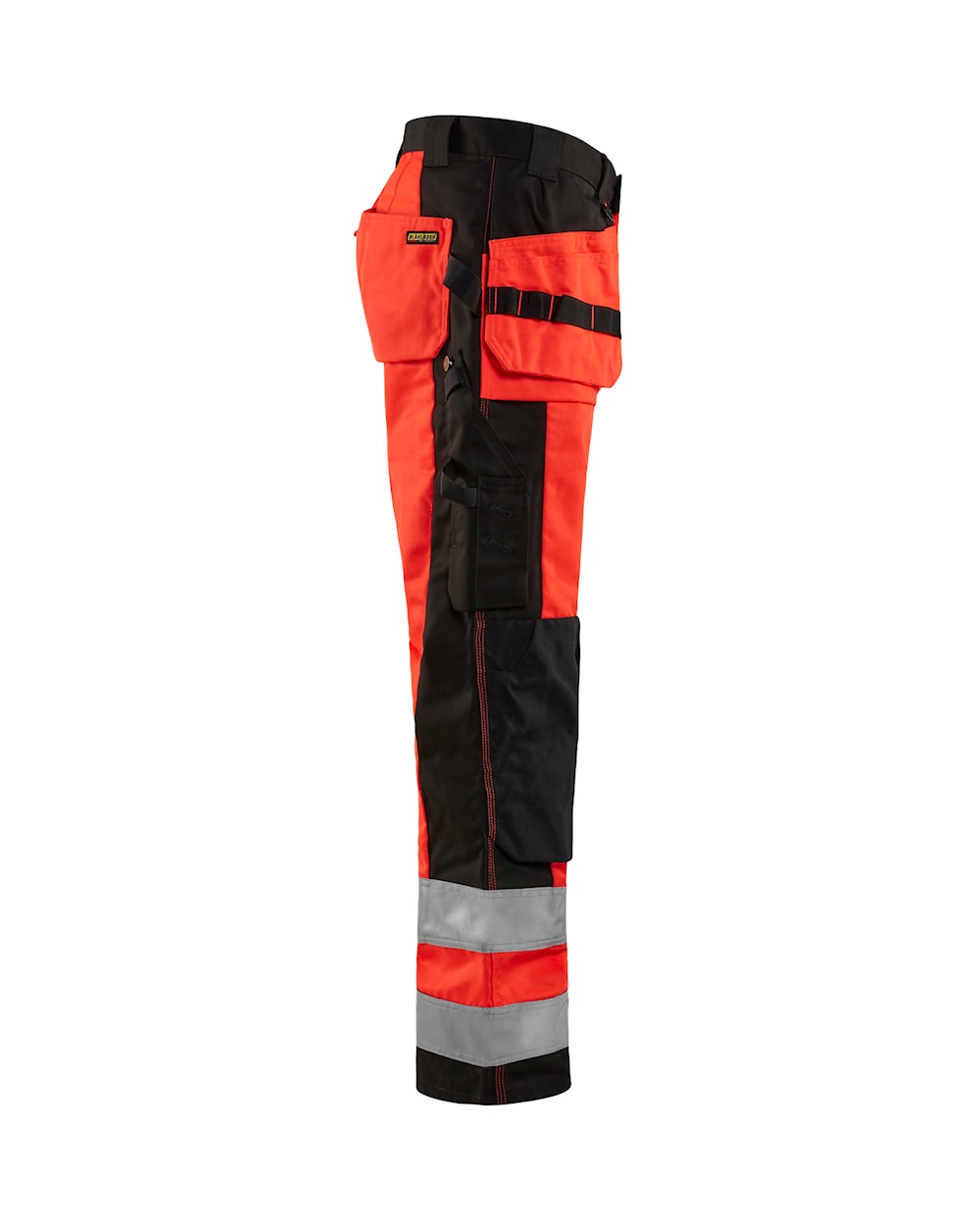 Blaklader Hi-Vis Trousers 1533 - Hi-Vis Red/Black