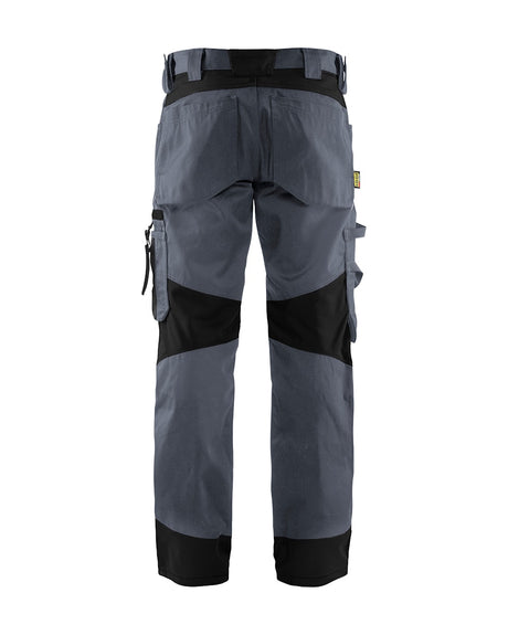 Blaklader Trousers without Nail Pockets 1556 #colour_grey-black