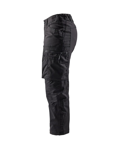 Blaklader Service Pirate Trousers with Stretch Women 7129 #colour_black