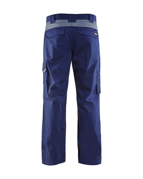 Blaklader Industry Trousers 14041800 - Navy blue/Grey #colour_navy-blue-grey