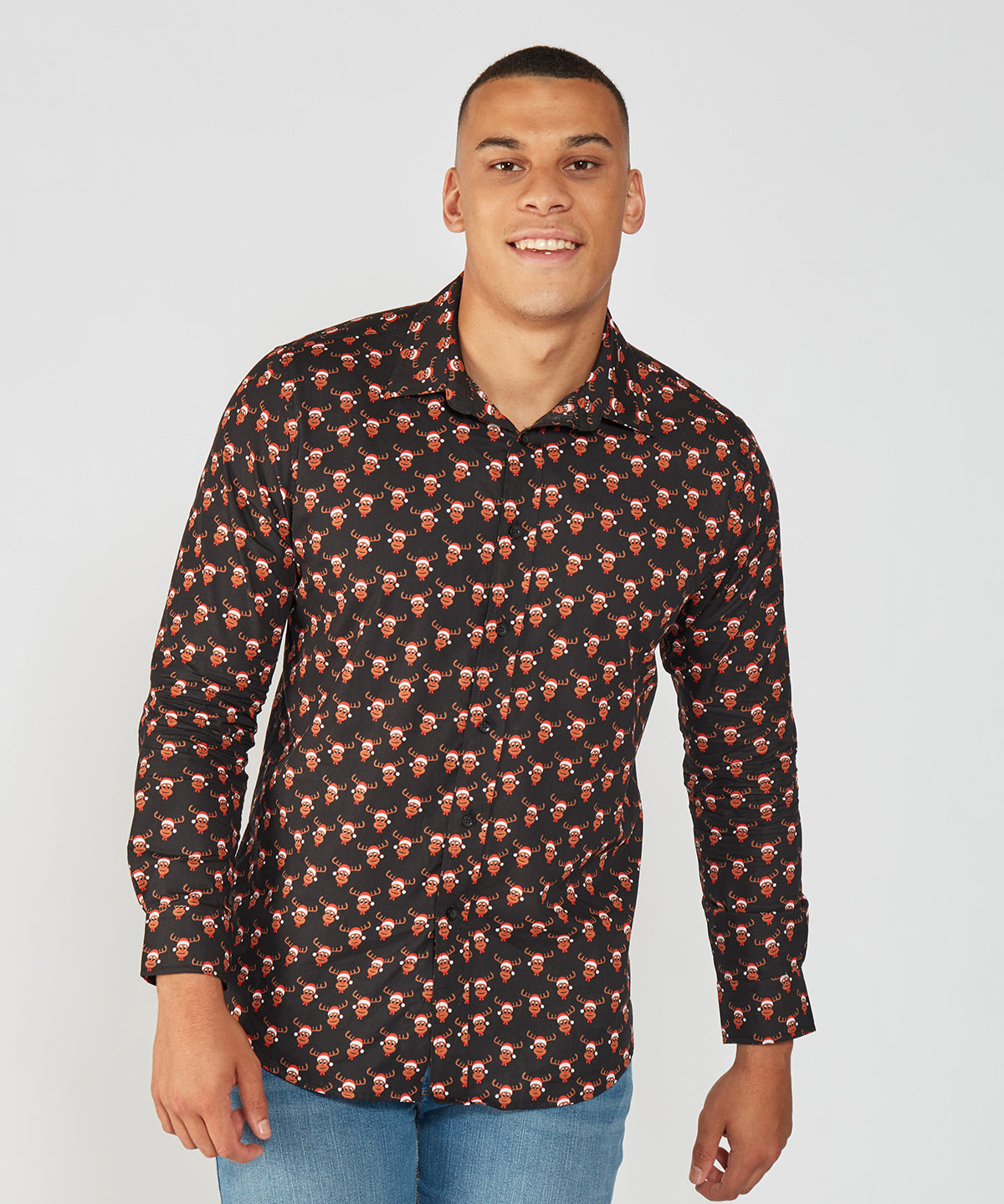 The Christmas Shop Printed Christmas Shirt