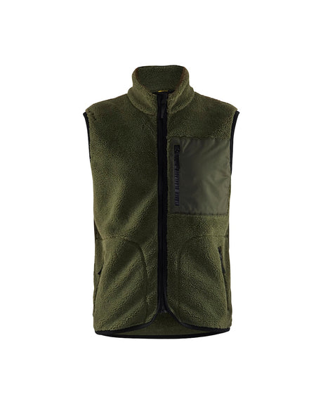 Blaklader Pile Vest 3820 #colour_autumn-green