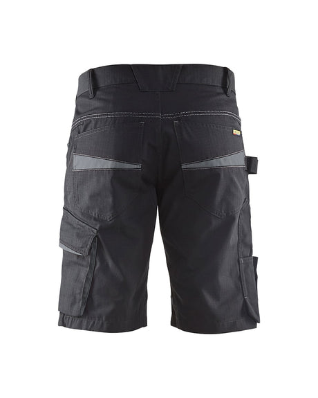 Blaklader Service Shorts 1499 #colour_black-dark-grey