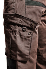 Blaklader Service Trousers with Stretch 1495 #colour_brown-black