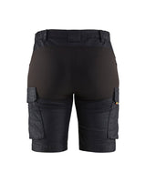 Blaklader Women's Service Shorts Stretch 7137 #colour_navy-blue-black