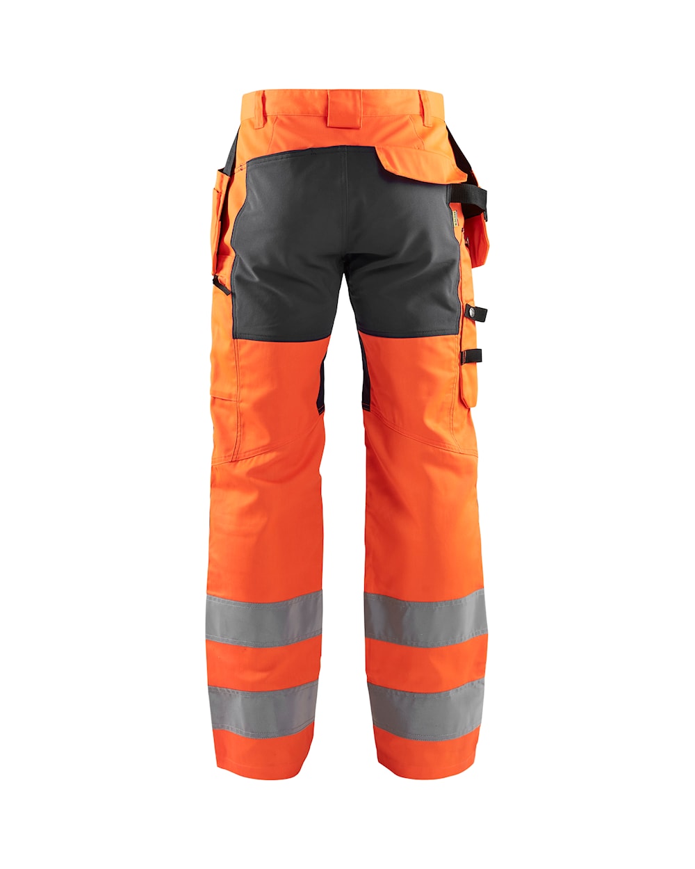 Blaklader Hi-Vis Trousers with Stretch 1552 - Hi-Vis Orange/Mid Grey