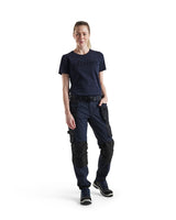 Blaklader Women's 4-Way Stretch Craftsman Trousers 7192 #colour_dark-navy-black