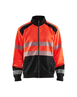 Blaklader Hi-Vis Sweatshirt with Full Zip 3558