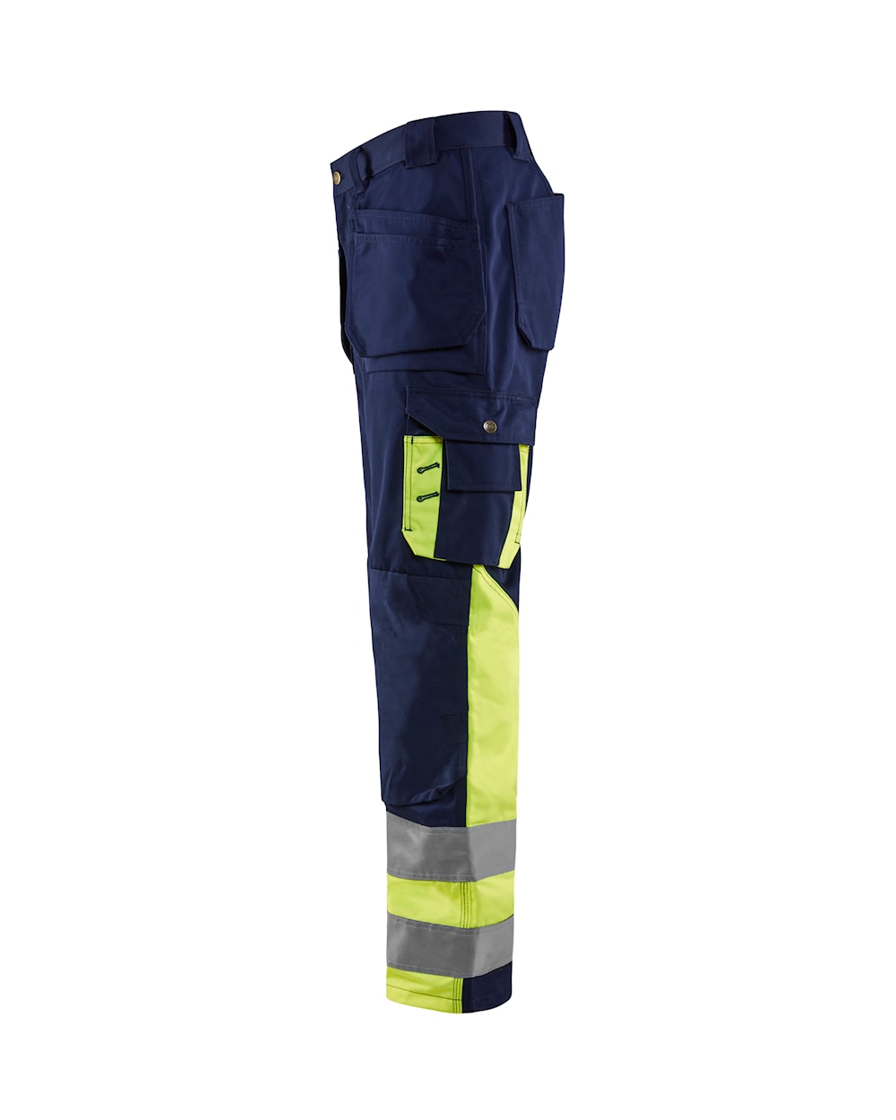 Blaklader Hi-Vis Trousers 15291370 - Navy Blue/Hi-Vis Yellow