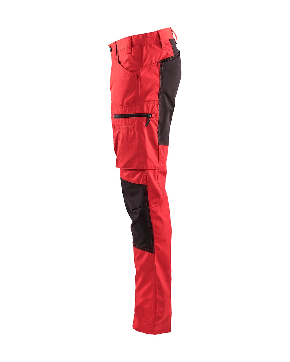 Blaklader Service Trousers with Stretch 14591845 #colour_red-black