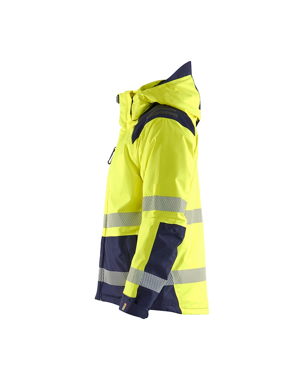 Blaklader Winter Jacket Hi-Vis 4455 #colour_hi-vis-yellow-navy-blue