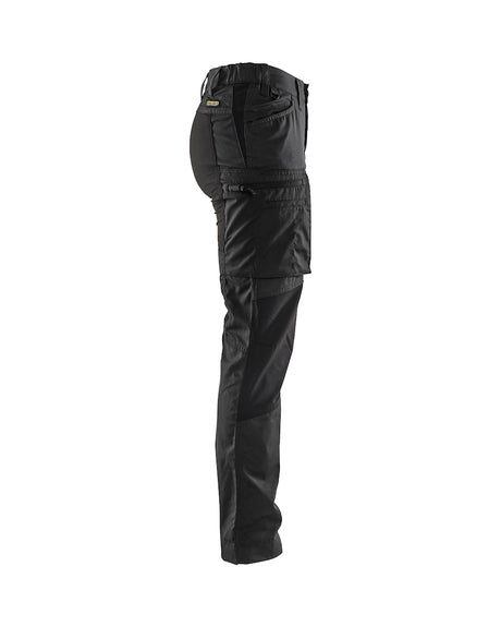 Blaklader Women's Service Trousers Stretch 71591845 #colour_black