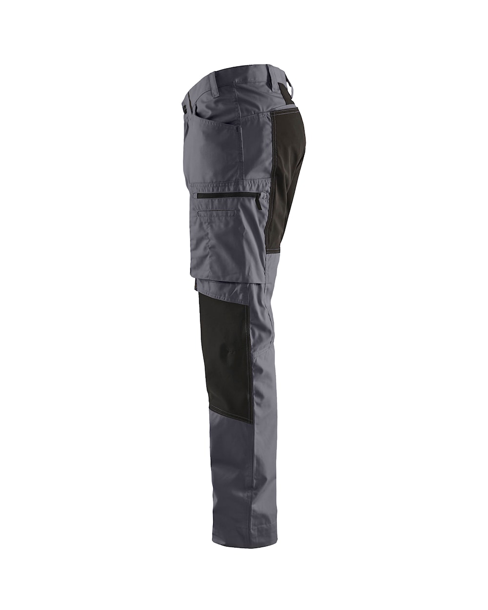 Blaklader Service Trousers with Stretch 14591845 #colour_mid-grey-black