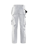 Blaklader Painter Trousers 1531 #colour_white-dark-grey