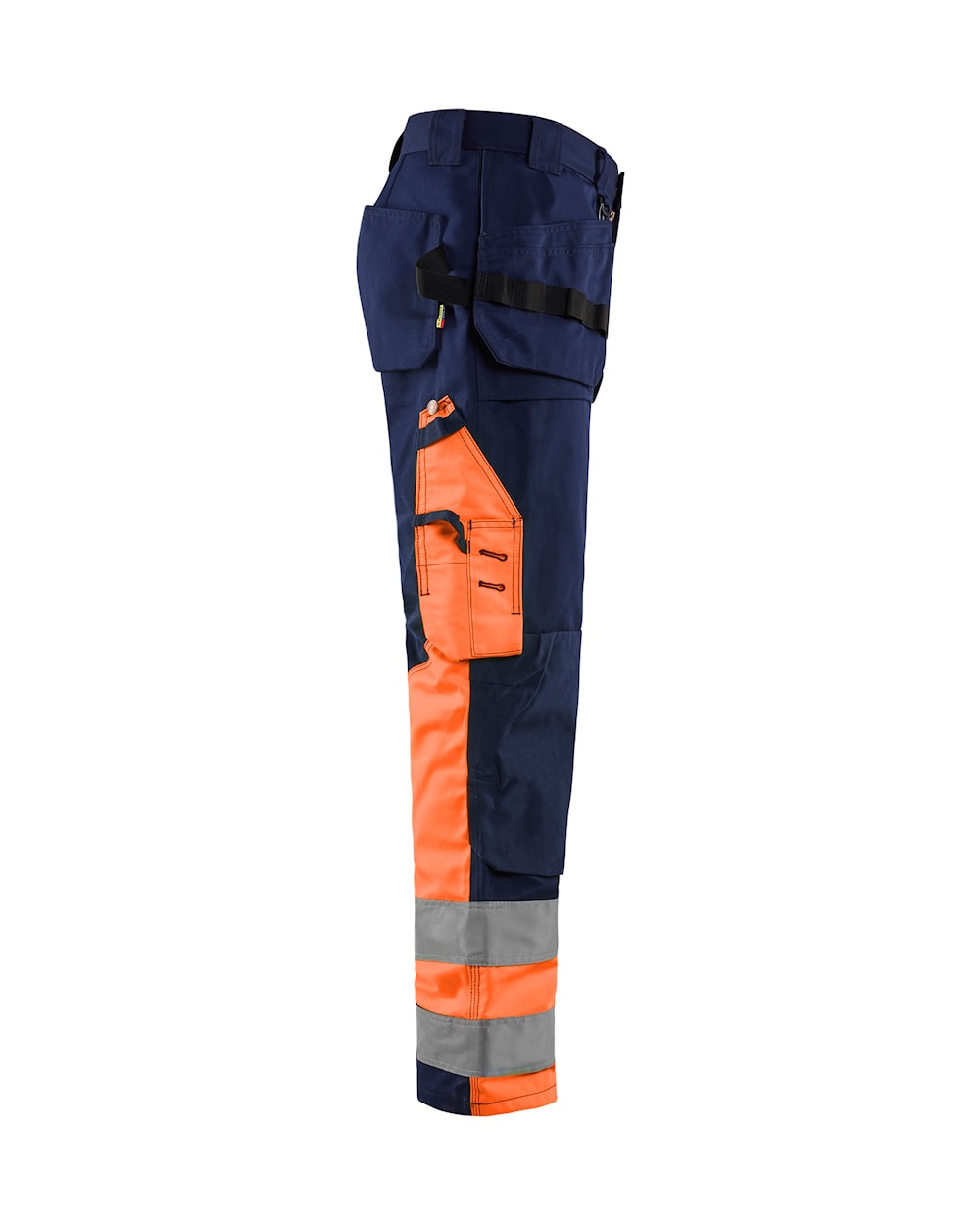 Blaklader Hi-Vis Trousers 15291860 - Navy Blue/Hi-Vis Orange