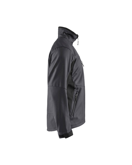 Blaklader Softshell Jacket 4950 #colour_mid-grey-black