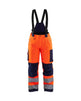 Blaklader Women's Hi-Vis Winter Trousers 7885 #colour_orange-navy-blue