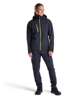 Blaklader Softshell Jacket 4749 #colour_dark-navy-yellow