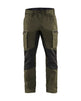 Blaklader Service Trousers with Stretch 14591845 #colour_dark-olive-green-black