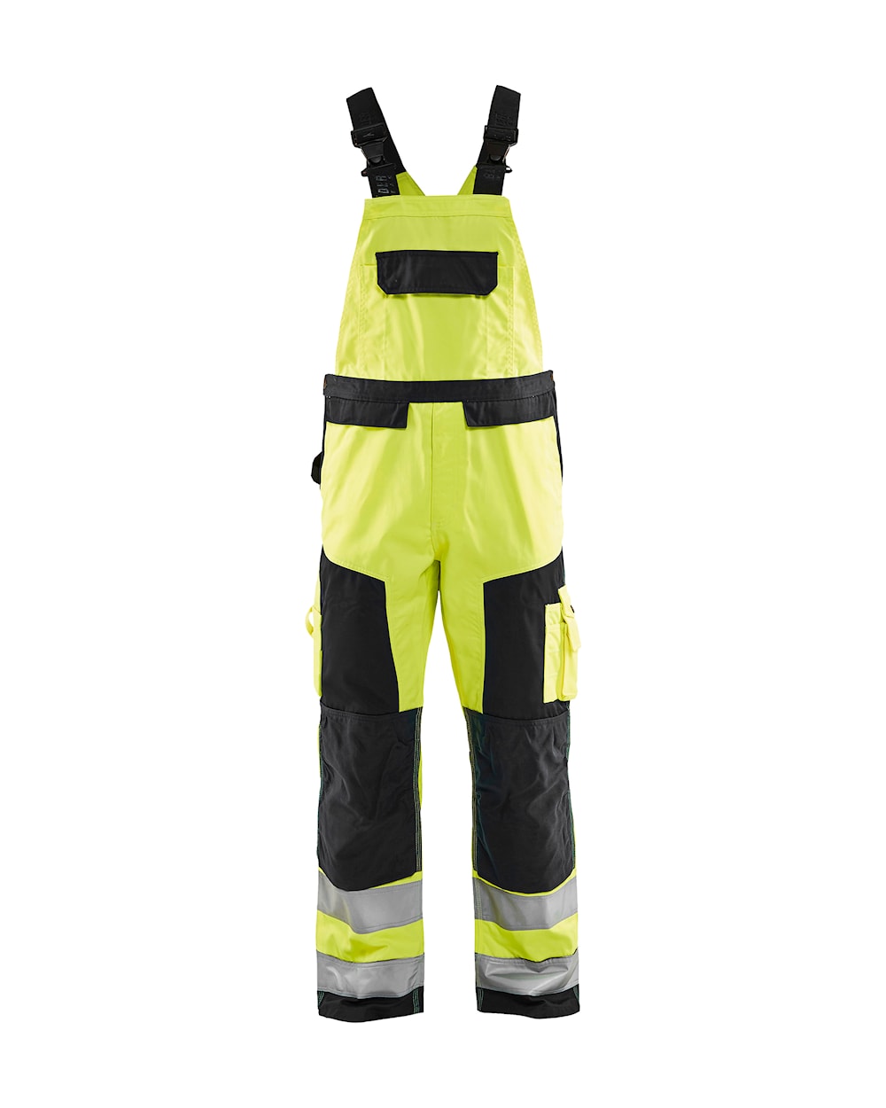 Blaklader Hi-Vis Bib Trousers 2660 - Hi-Vis Yellow/Black