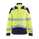 Blaklader Women's Multinorm Inherent Jacket 4969 #colour_hi-vis-yellow-navy-blue