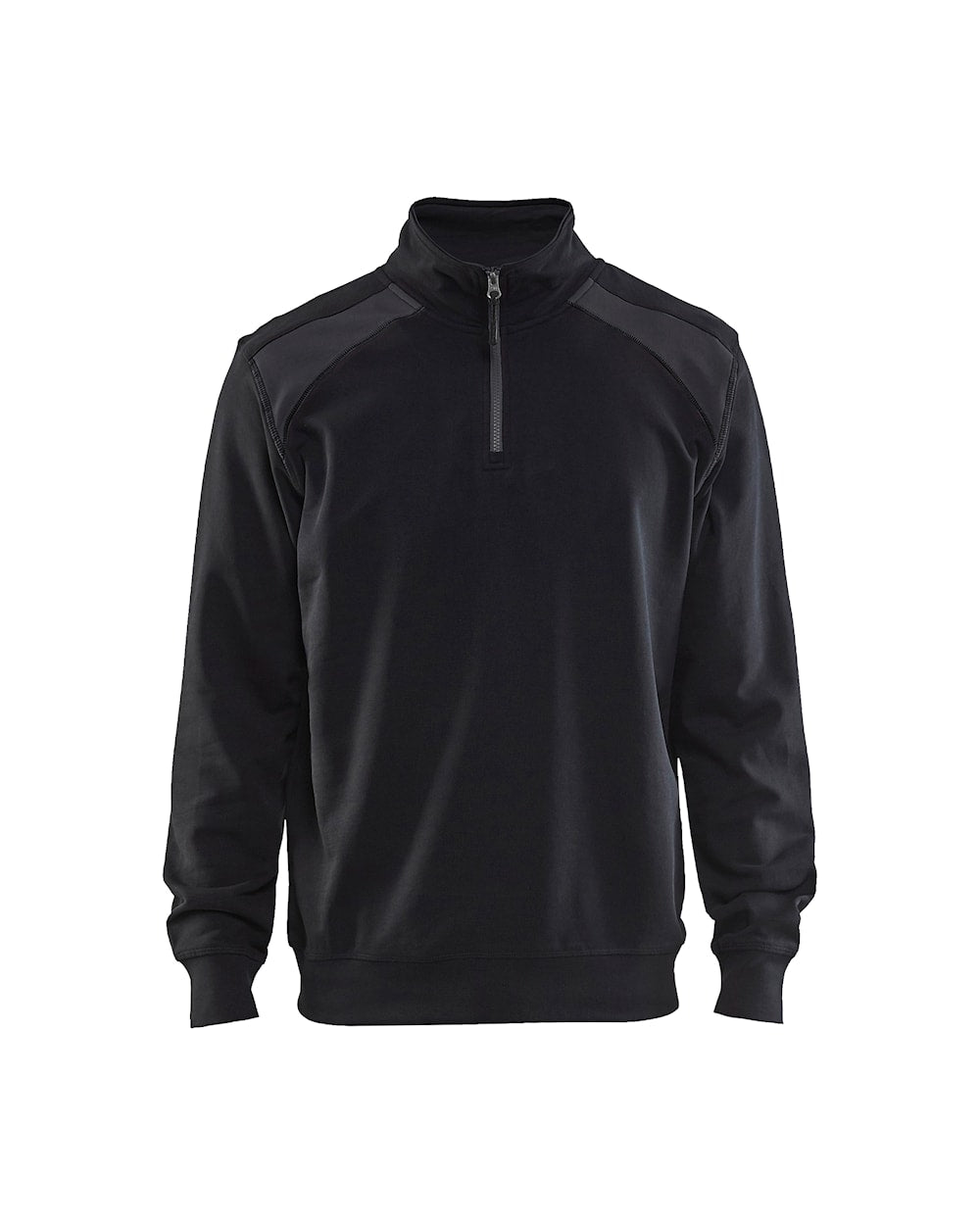 Blaklader Half-Zip 2-Tone Sweatshirt 3353 - Black/Mid Grey