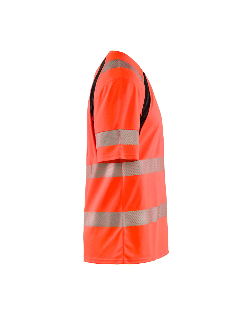 Blaklader Uv Hi-Vis T-Shirt 3397 #colour_red-hi-vis-black