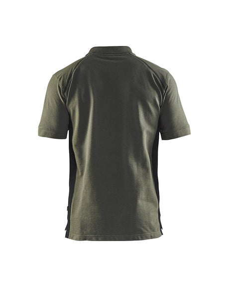 Blaklader Polo Shirt 3324 #colour_army-green-black