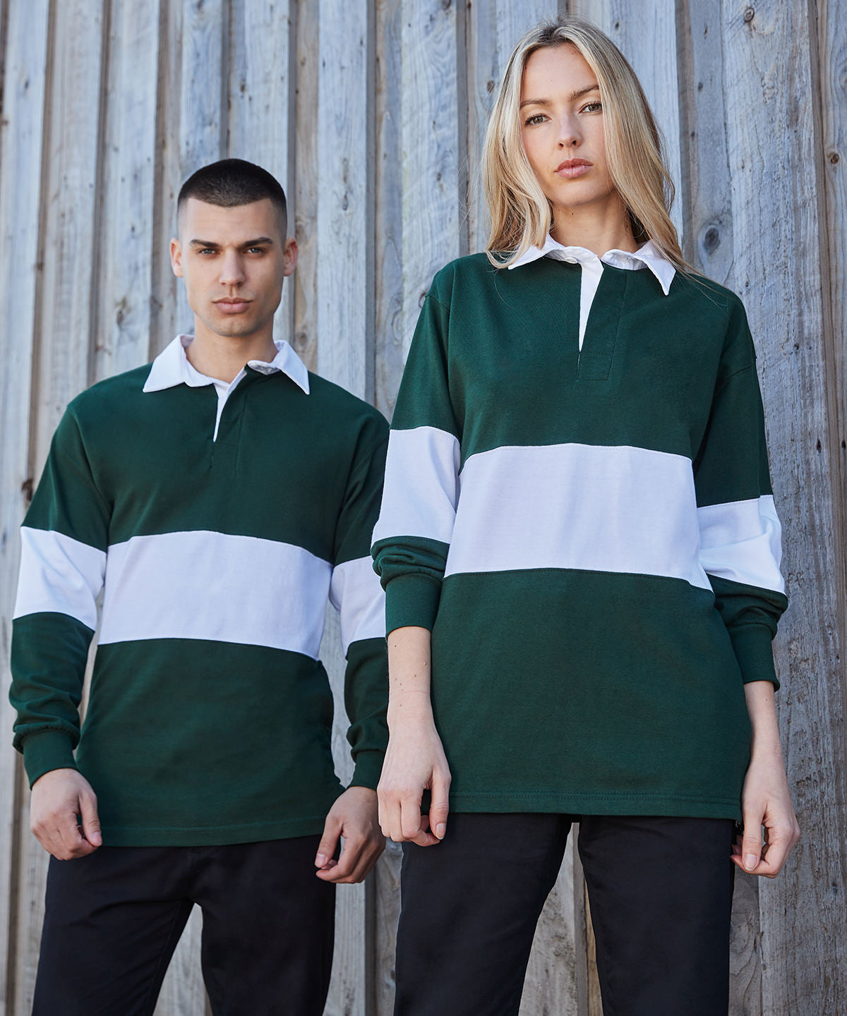 Front Row Panelled Rugby Shirt