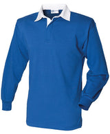 Front Row Long Sleeve Plain Rugby Shirt