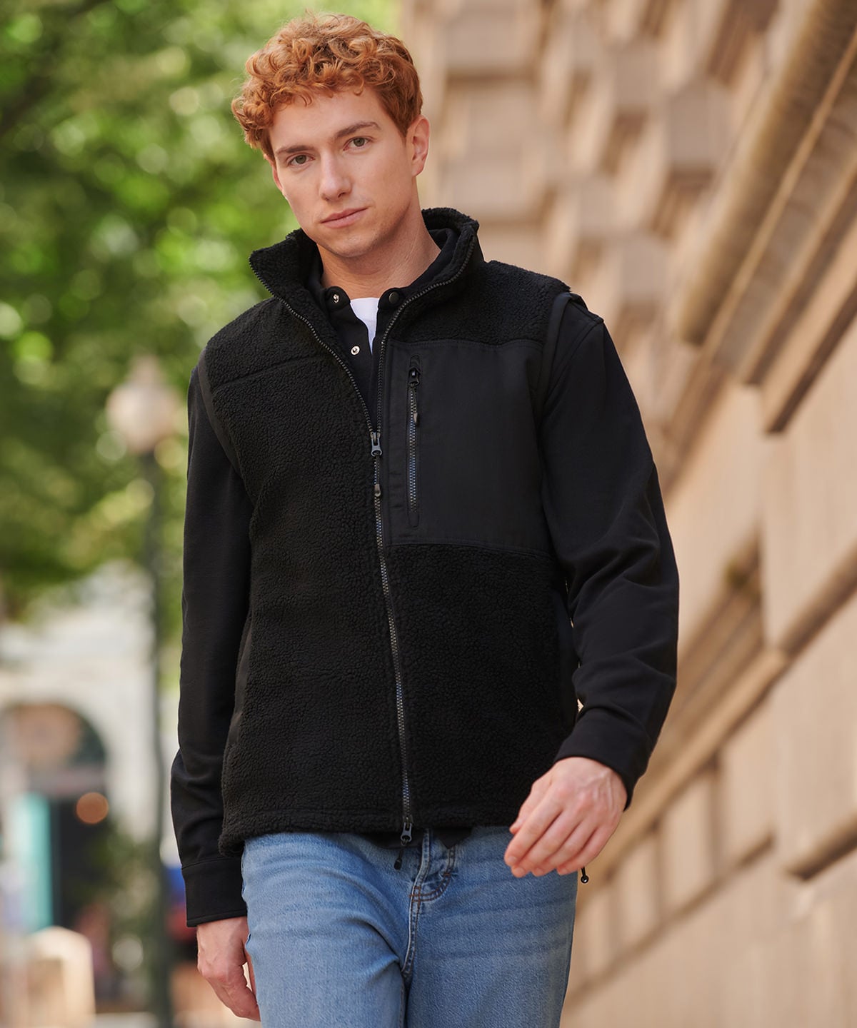 Front Row FR855 Recycled Sherpa Gilet
