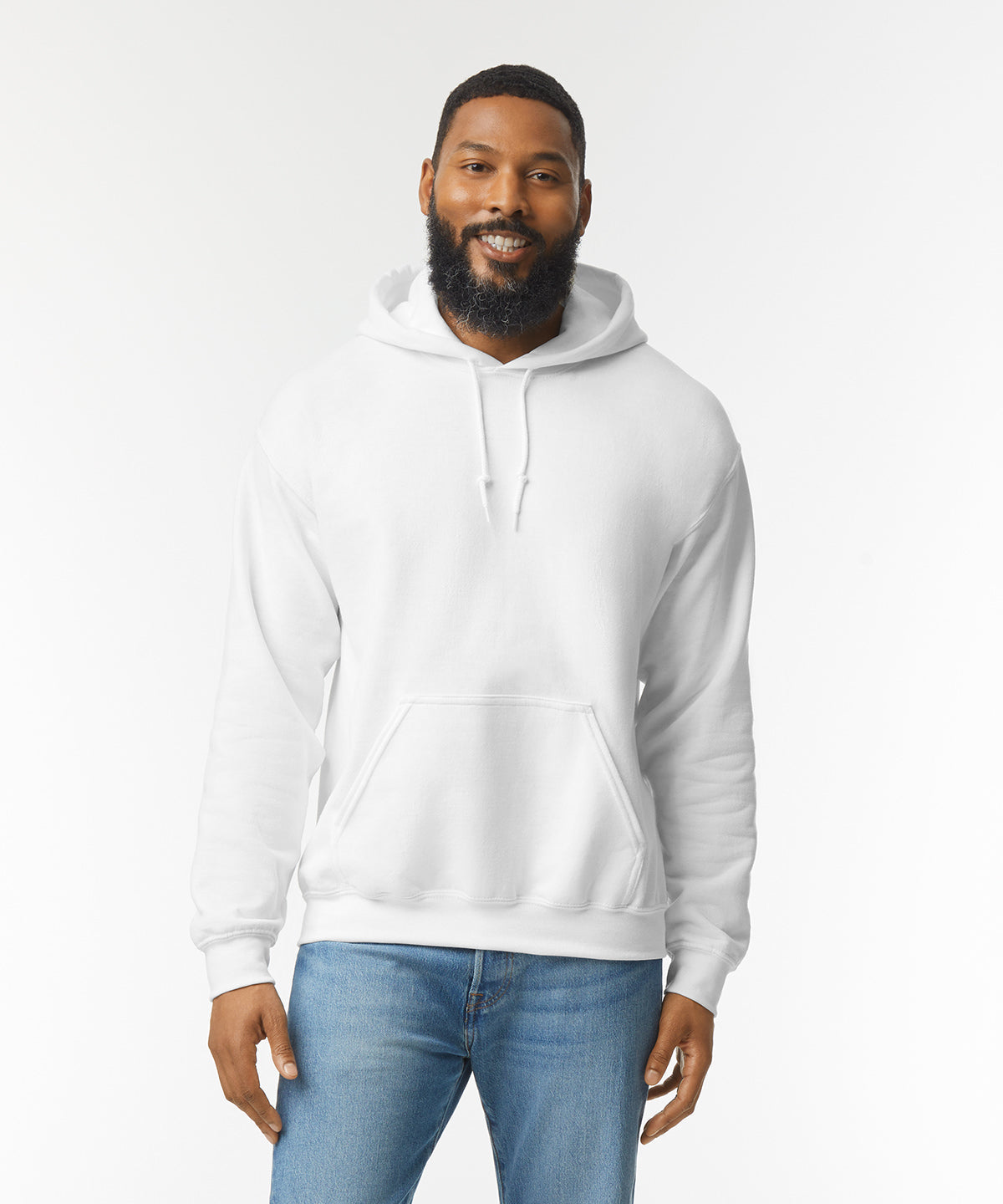 Gildan Heavy Blend Hooded Sweatshirt - White