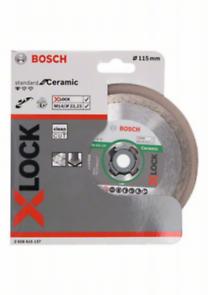 Bosch Professional X-LOCK Standard Ceramic Diamond Cutting Disc - 115x22.23x1.6x7 mm