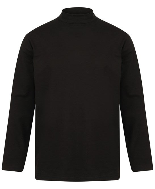 Henbury Long Sleeve Roll Neck Top