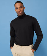 Henbury Long Sleeve Roll Neck Top