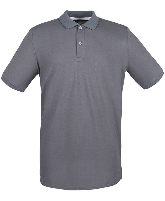 Henbury Micro-Fine Piqué Polo Shirt - Steel Grey