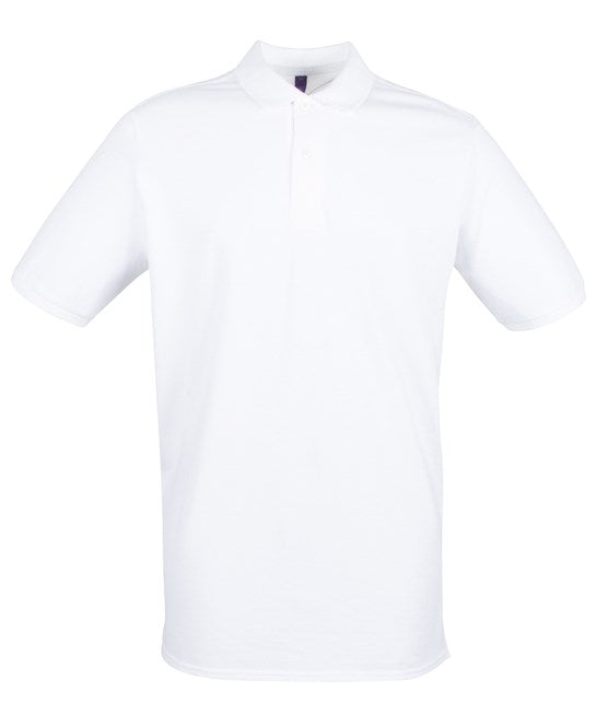 Henbury Micro-Fine Piqué Polo Shirt - White*