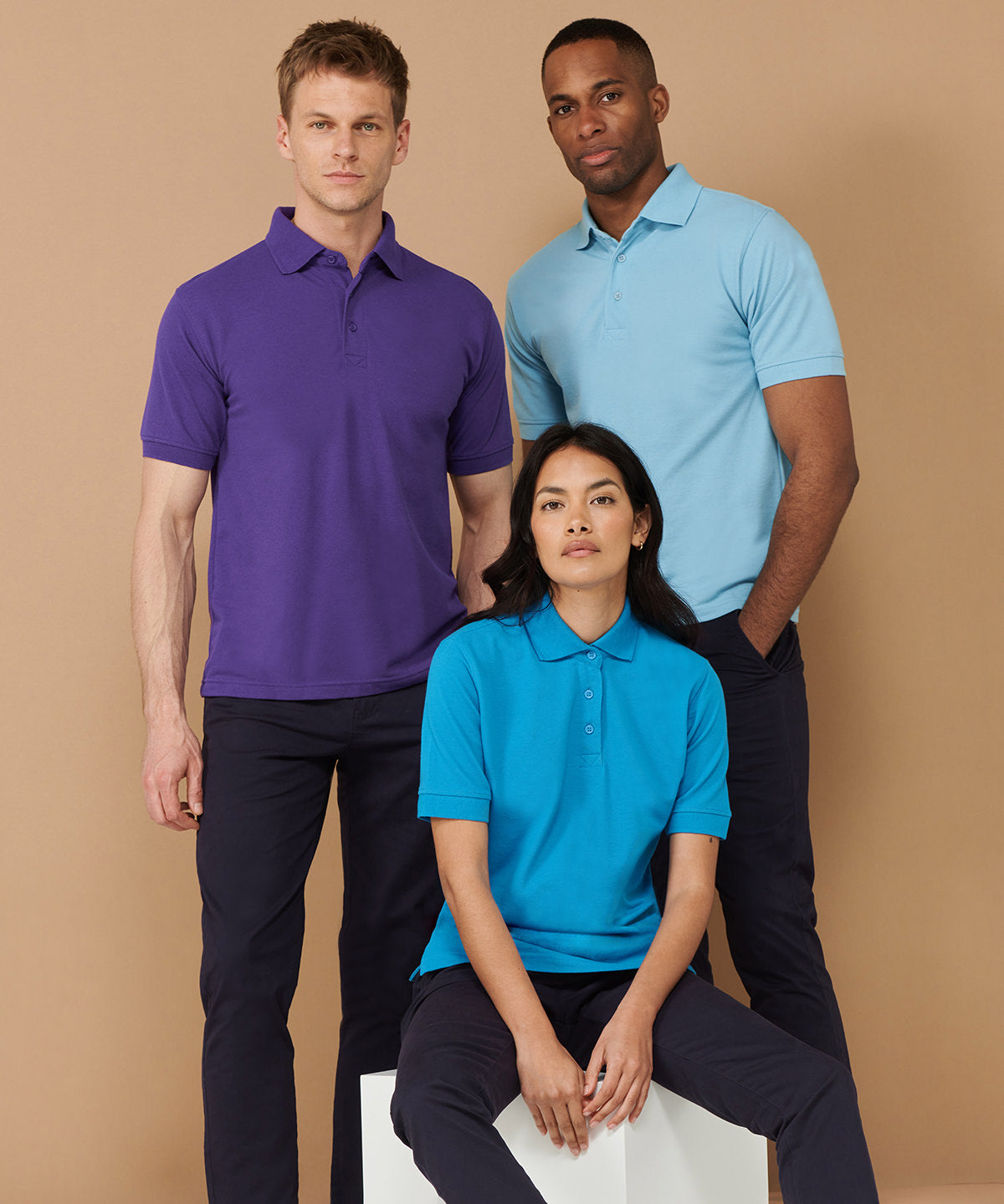 Henbury 65/35 Classic Piqué Polo Shirt - Turquoise