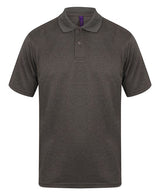 Henbury Coolplus® Polo Shirt - Heather Charcoal