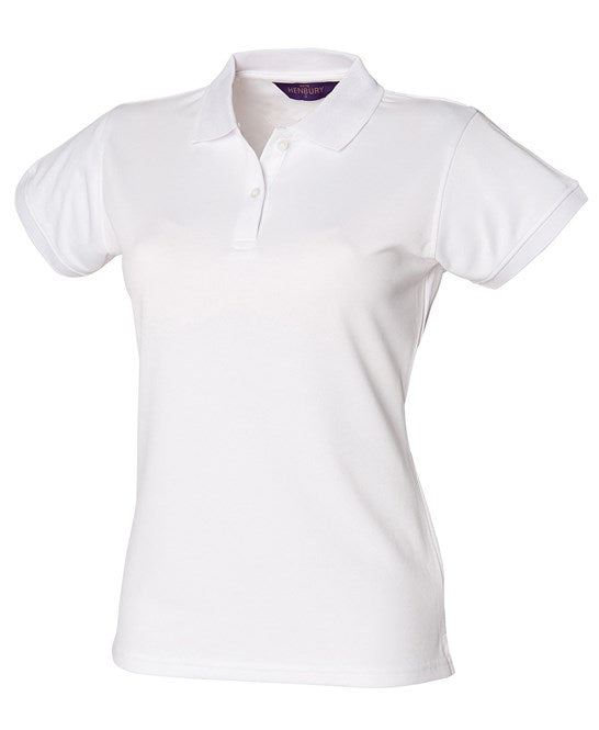 Henbury Women's Coolplus® Polo Shirt - White