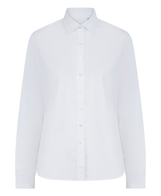 Henbury HB583 Women’s Long Sleeve ‘cotton-Feel’ Coolplus® Shirt