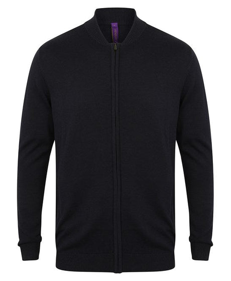 Henbury Unisex Zip-Through Cardigan